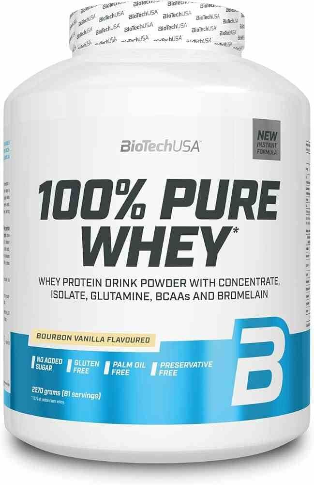 BioTechUSA 100% Pure Whey Bourbon Vanilla 2270kg