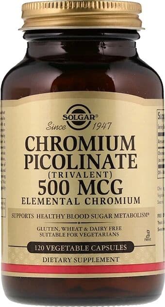 Solgar Chromium Picolinate 120 caps 500 mcg
