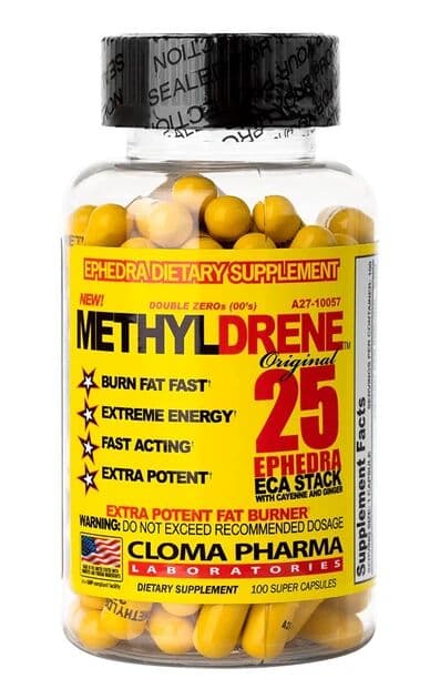 Cloma Pharma, Methyldrene 25 100caps