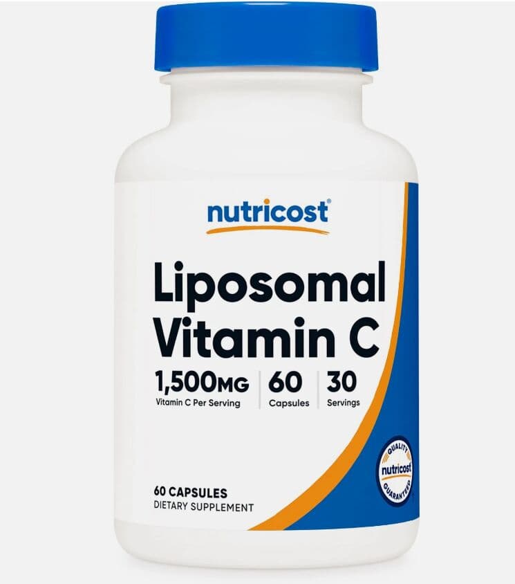 Nutricost Liposomal Vitamin C (1500mg), 60 Capsules.