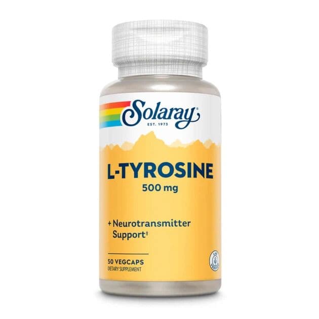 Solaray L-Tyrosine, Free Form 500mg - 50ct