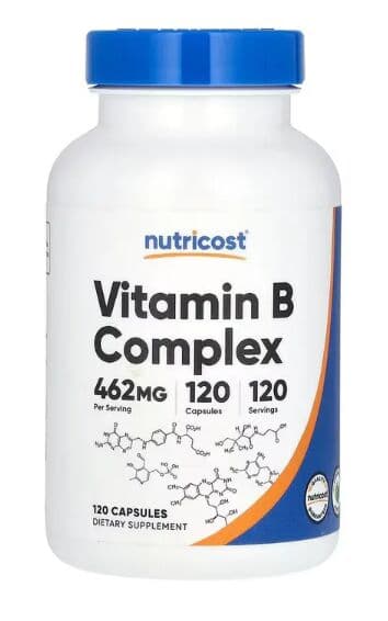 Nutricost High Potency Vitamin B Complex, 120 Capsules