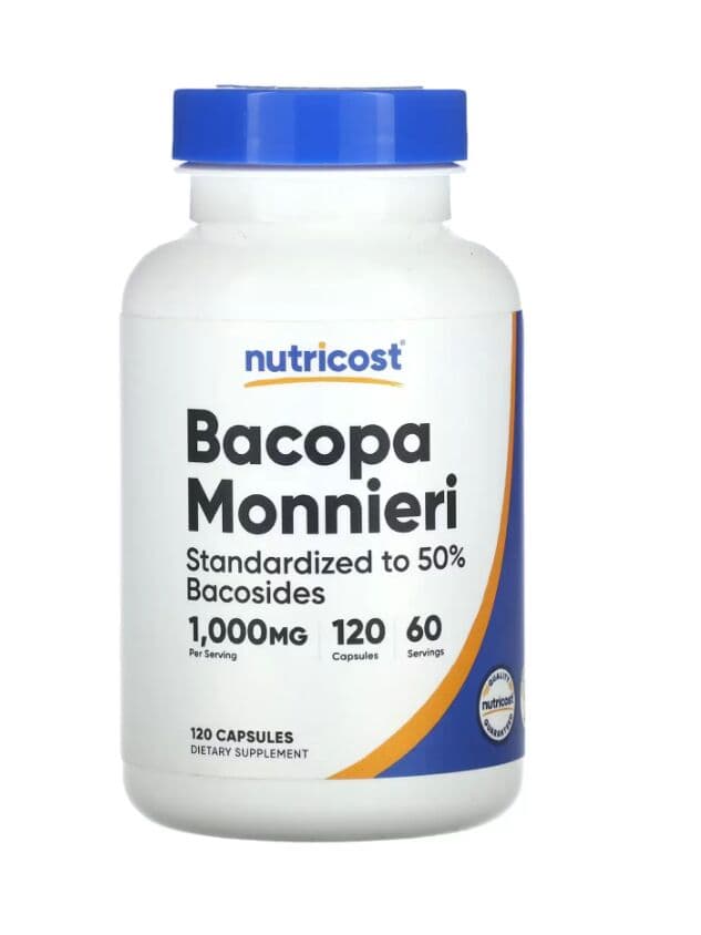 Nutricost Bacopa Monnieri (1000mg), 120 Capsules