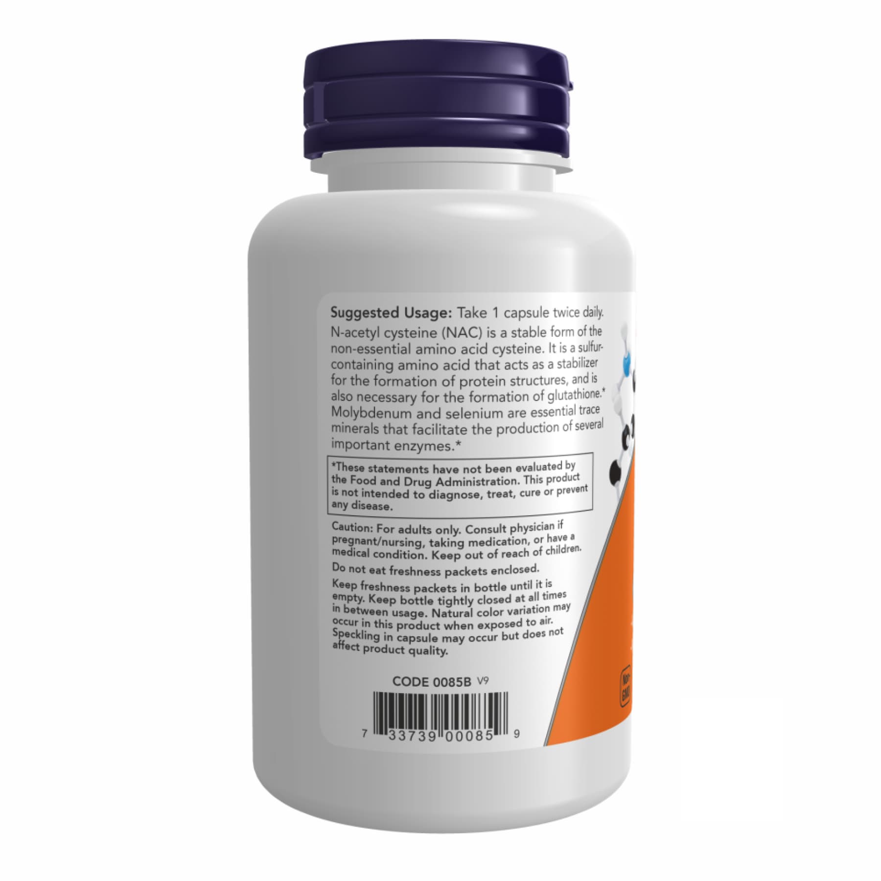 NOW Foods NAC 600 мг 100caps