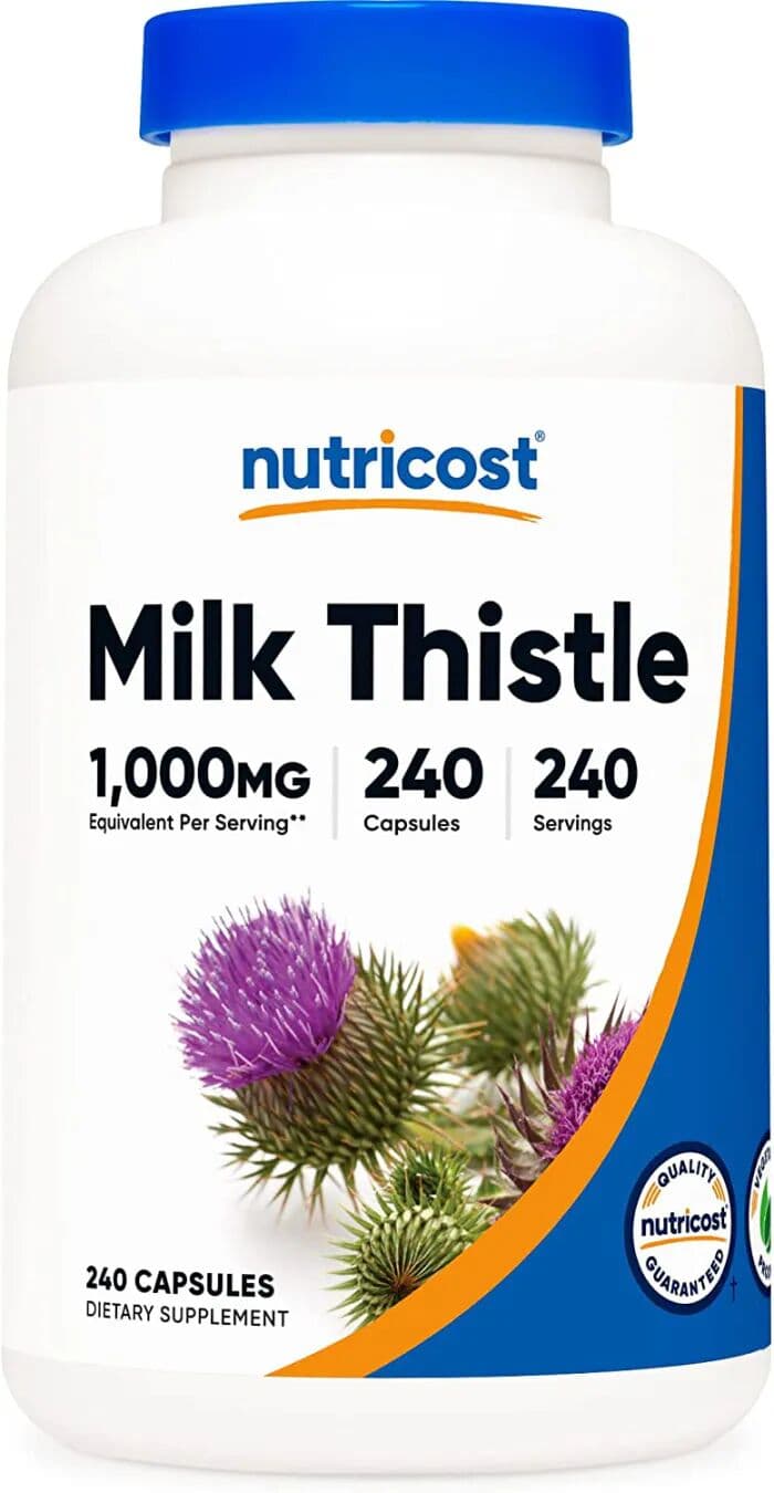 Nutricost Milk Thistle 1000 мг, 240 капсул