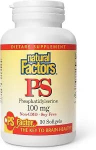 Natural Factors PS Phosphatidylserine 100mg 30softgels